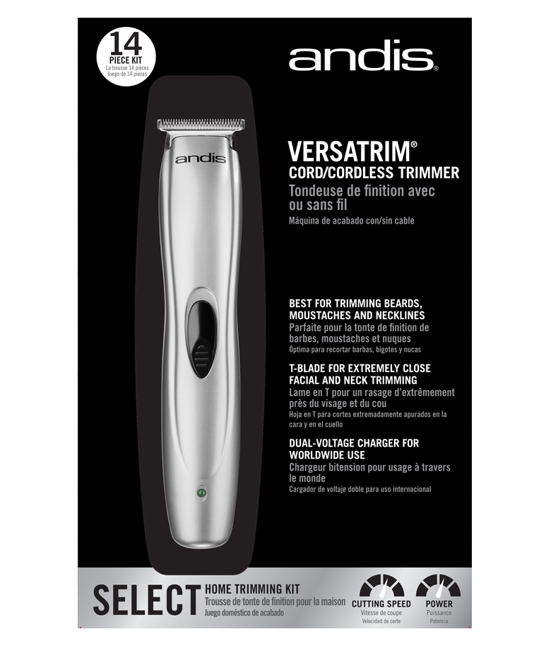 dual voltage rechargeable cordless trimmer