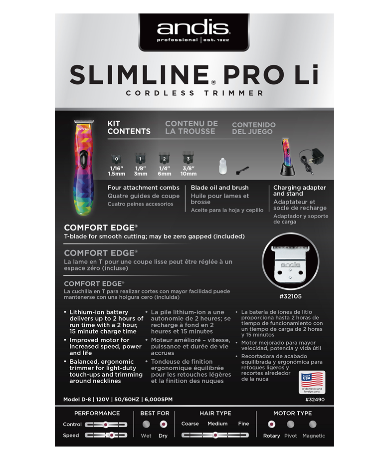 andis slimline pro li prism