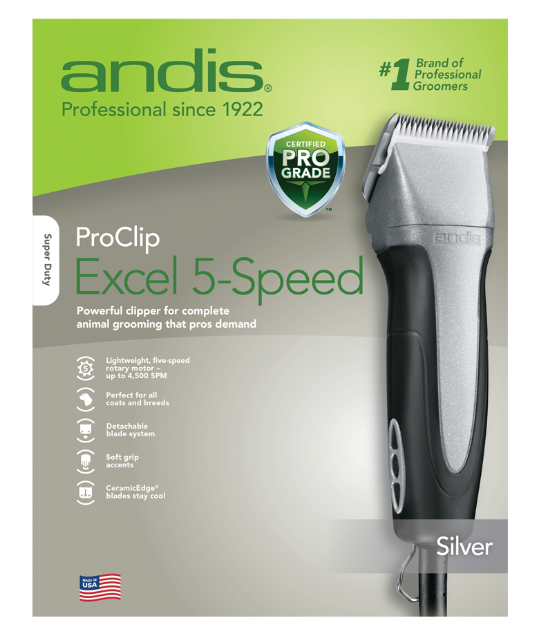 andis 5 speed pet clippers
