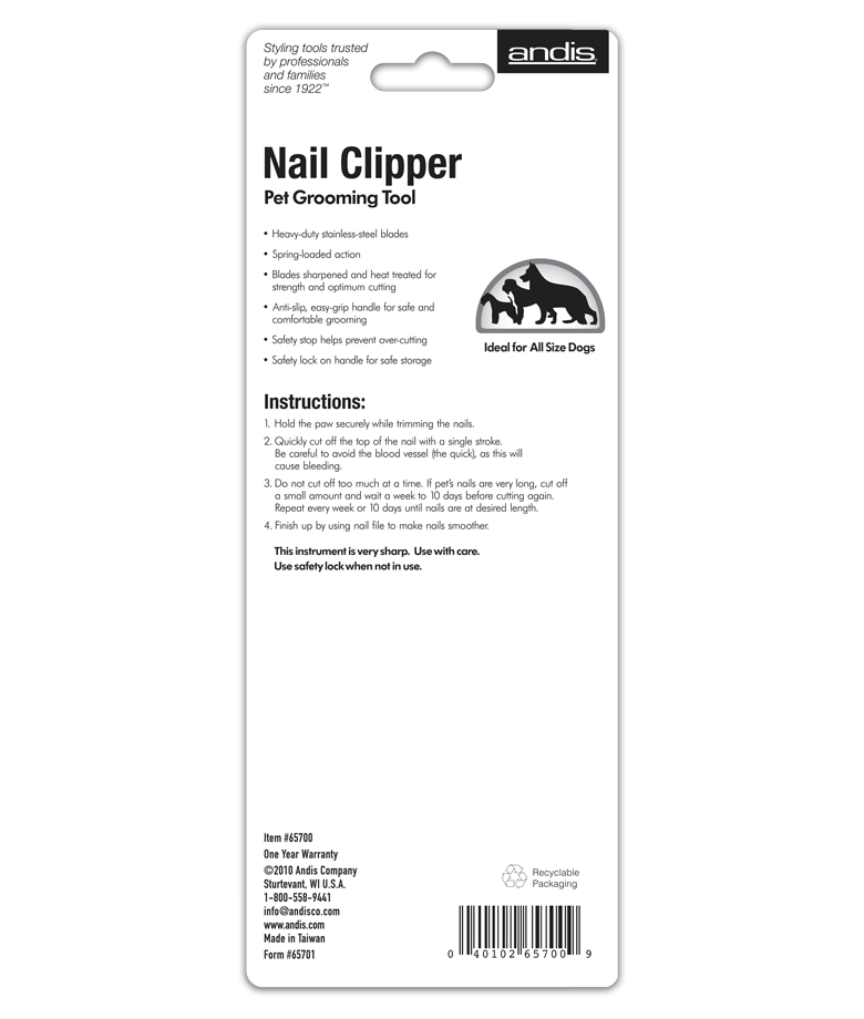 andis nail clipper