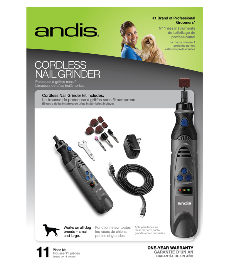 andis cordless nail grinder 2 speed