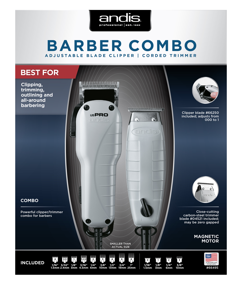 andis clipper and trimmer combo kit